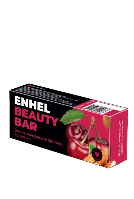 Батончик Enhel beauty bar с вишней и миндалем 35г