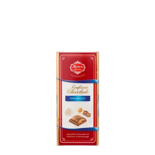 Шоколад молочный Reber Mozart Nougat с ореховым пралине 100г