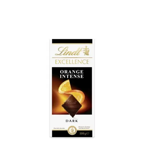 Шоколад темный с кусочками апельсина Lindt Excellence 100г