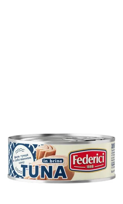 Тунец в собственном соку Federici (Федеричи) 150г
