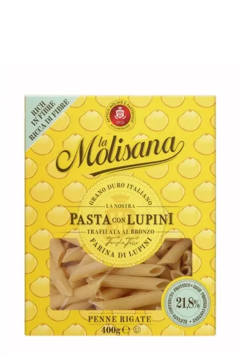 Макароны перья с добавлением люпина La Molisana 400г