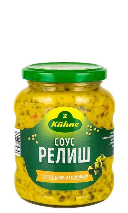 Соус Релиш с огурцами и горчицей Kuhne 350г