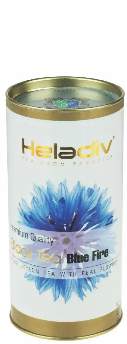 Чай черный Heladiv BLUE FIRE с васильком 100 г