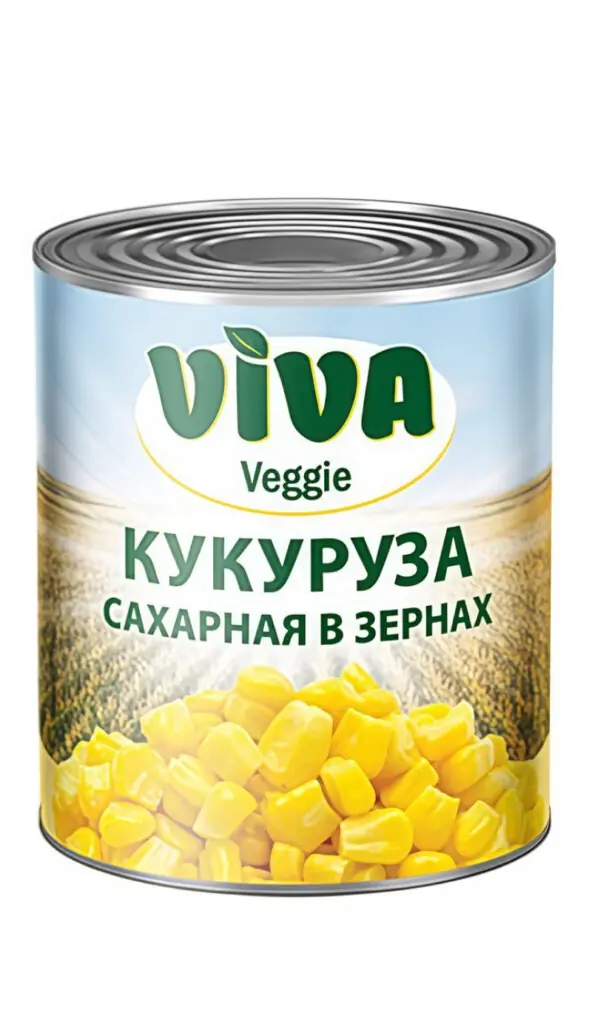 Кукуруза сахарная в зернах VIVA Veggie 425 мл